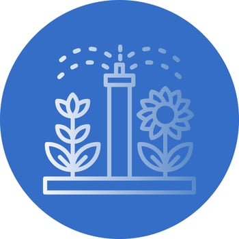Irrigation Vector Icon Design