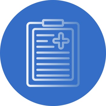 Medical Report Vector Icon Design