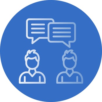 Conversation Vector Icon Design