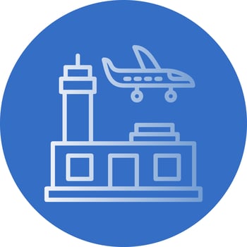 Airport Vector Icon Design