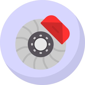 Brake Disc Vector Icon Design