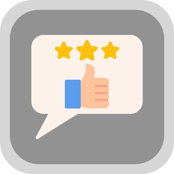 Good Feedback Vector Icon Design