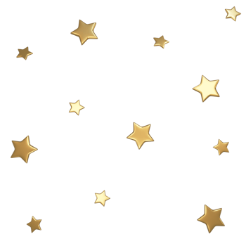 3d render golden stars pattern for islamic banner background. Greeting social media post for Ramadan Kareem sale invitation. Realistic Mawlid poster design png