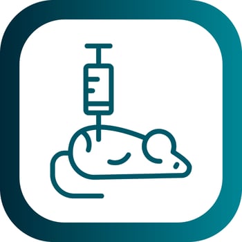 Animal Testing Vector Icon Design