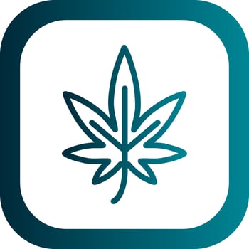 Cannabis Vector Icon Design