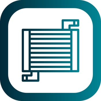 Radiator Vector Icon Design