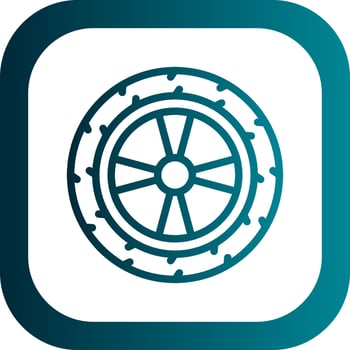 Wheel Vector Icon Design