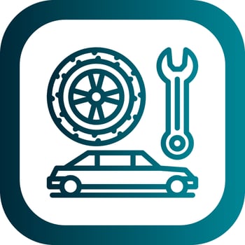 Car Service Vector Icon Design