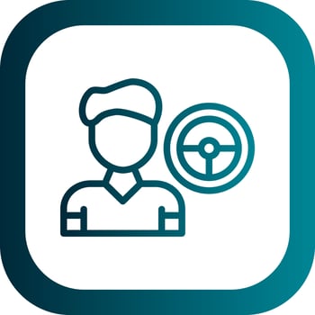 Driving Vector Icon Design