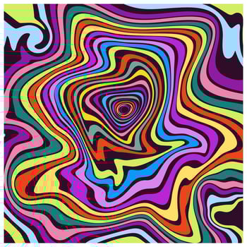Vibrant Swirl background vector. Seamless Pattern with waves for design fabric,backgrounds. vector