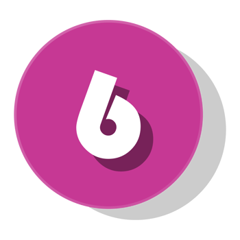 Bullet with number 6 png