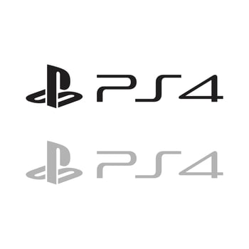 playstation, ps5, ps4 logo free vector