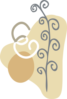 Boho design element. PNG with transparent background