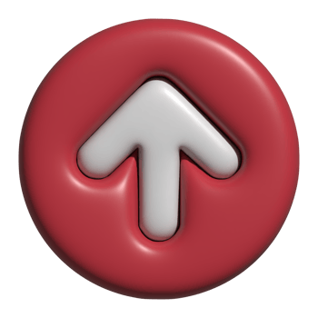 3d arrow up icon png