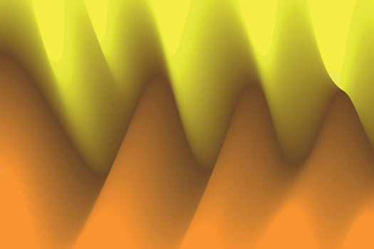 orange gradient wave abstract background. modern graphic for landing page and computer desktop background. 3d vector