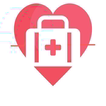 Health icon vector illustration, hospital minimalist logos design