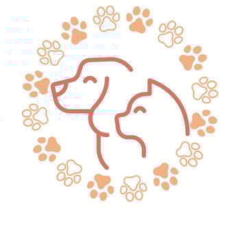 Pet logo vector design illustration, brand identity emblem