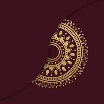 luxury ornamental mandala background design vector