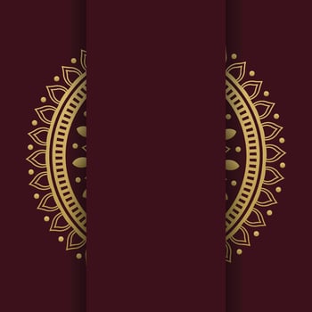 luxury ornamental mandala background design vector