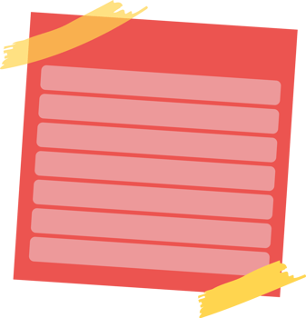 Post note. Reminder memo paper png