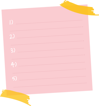 Post note. Reminder memo paper png