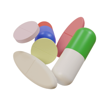 medicine pill capsule 3d render illustration, Medicine and health concept. png