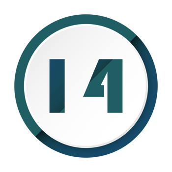 Bullet with number 14 png