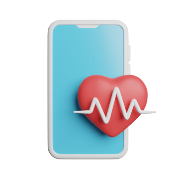 Phone Cardiogram Heart png