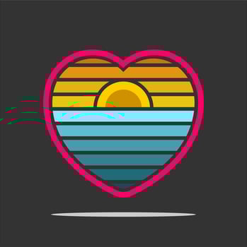 Love vector illustration art