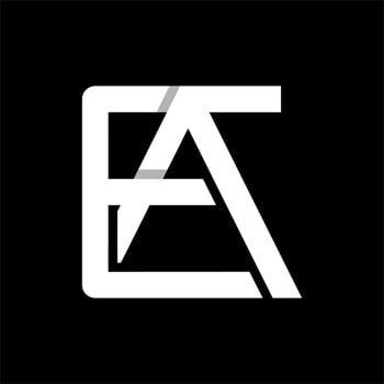 letter ae monogram line simple logo vector