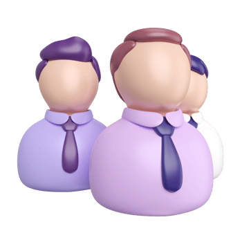 Teamwork 3D Illustration Icon png