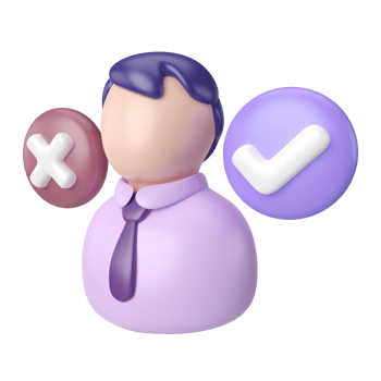 Decision 3D Illustration Icon png