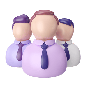 Teamwork 3D Illustration Icon png