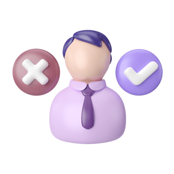 Decision 3D Illustration Icon png