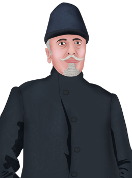 Maulana Abul Kalam Azad illustration png