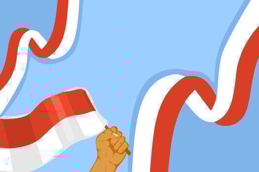 background in vector for indonesian