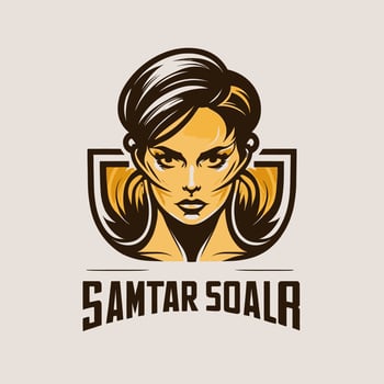 Woman head logo - women hair and face design symbol element - icon for mother - feminism and women day on march 8 vector