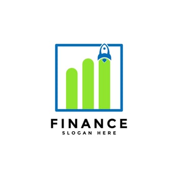 Business finance logo template perfect for your business and company vector