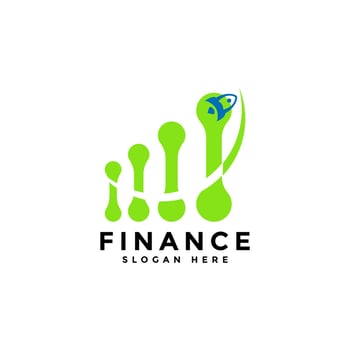 Business finance logo template perfect for your business and company vector