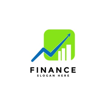 Business finance logo template perfect for your business and company vector