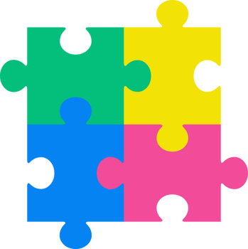 Puzzle png graphic clipart design