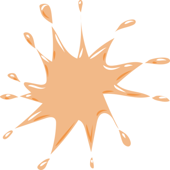 Splatter color png graphic clipart design