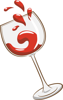 Wine glass png graphic clipart design