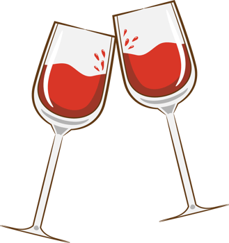 Wine glass png graphic clipart design