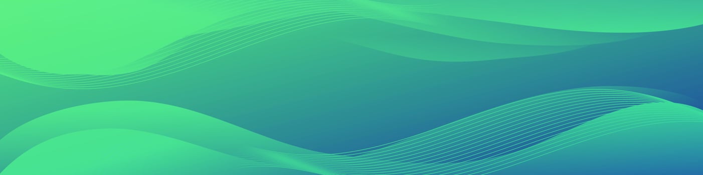 Abstract Green Fluid Wave Banner Template vector