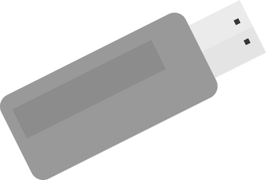 u disk gray png
