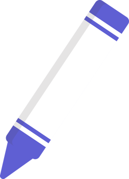 purple crayon illustration png