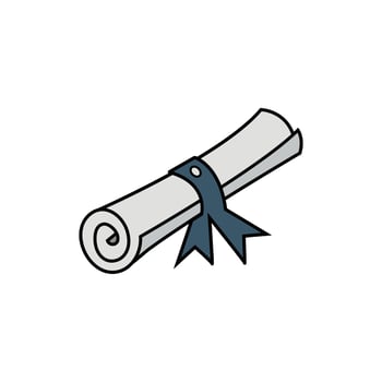 diploma icon vector