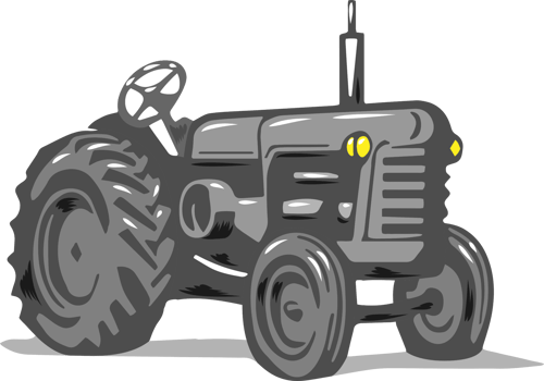 Tractor png graphic clipart design
