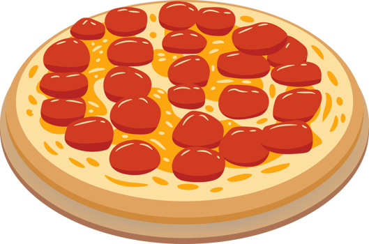 Pizza png graphic clipart design